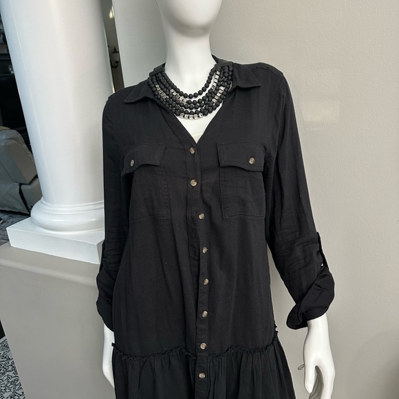 Chicos, NWT black and silver beaded necklace - Picture 3 of 15